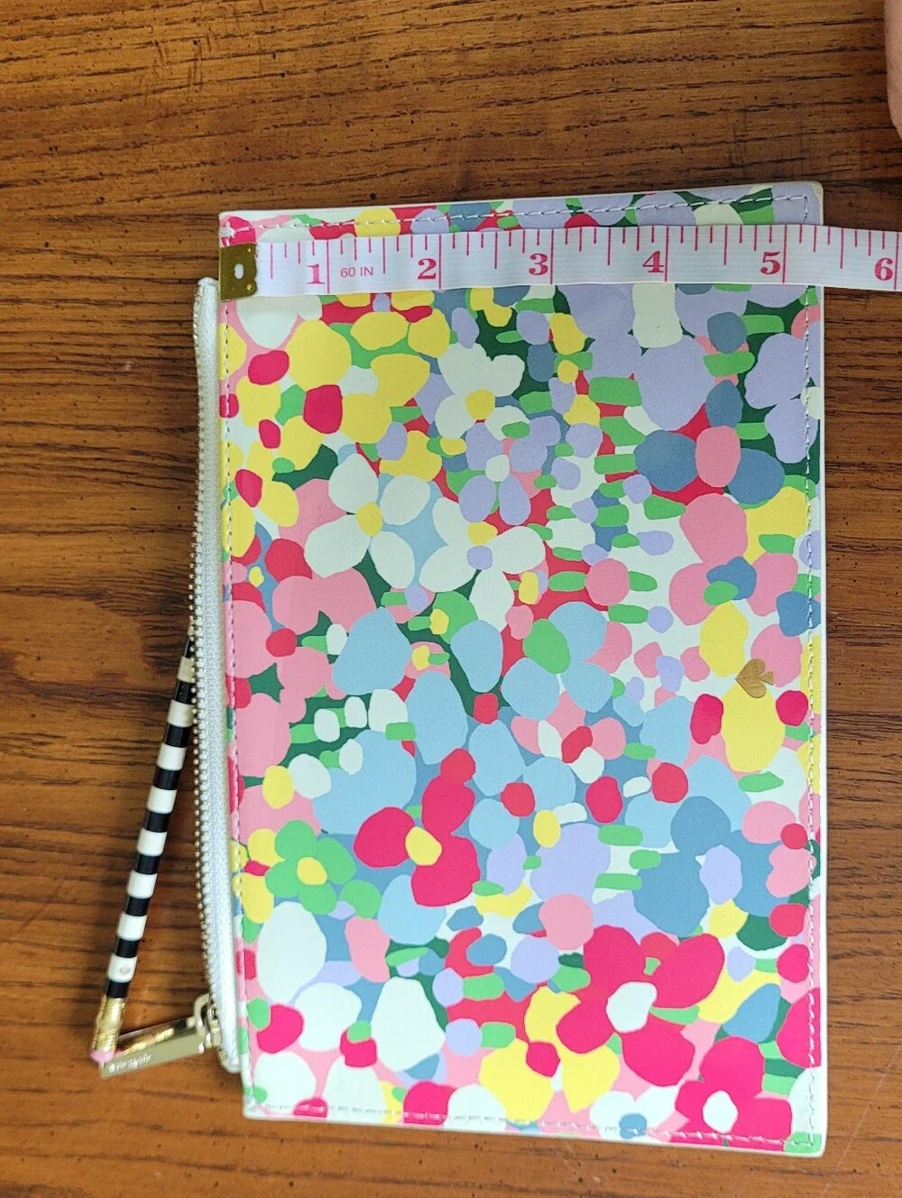Kate Spade New York Floral Zippered Pencil Pouch Pencil Case Set With Ruler